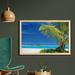 East Urban Home Ambesonne Ocean Wall Art w/ Frame, Caribbean Polynesia Tropics Small Palm Trees Relaxing Vacation Seascape Image | Wayfair