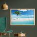 East Urban Home Ambesonne Ocean Wall Art w/ Frame, Idyllic Scenery Seashore Picture Sun Rays View w/ Palm Tree Tropical Beach | Wayfair