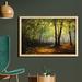 East Urban Home Ambesonne Nature Wall Art w/ Frame, Forest Tree Painting In Earthen Color Effects Spring Woodland Art | Wayfair