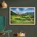 East Urban Home Ambesonne Nature Wall Art w/ Frame, Alps In The Spring Season w/ Fresh Grass Sky Majestic Mountains Image | Wayfair