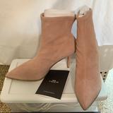 Coach Shoes | Coach Blush Whitney Suede Bootie - Nwb | Color: Cream/Pink | Size: 8.5