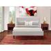 Winston Porter Upholstered 3 Piece Bedroom Set Upholstered in Red/Gray, Size King | Wayfair B9CB200F3E93476EB56607D59139006C