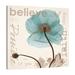 Red Barrel Studio® "Iceland Poppy Believe" Gallery Wrapped Canvas By Albert Koetsier Canvas | 12 H x 12 W x 1.5 D in | Wayfair