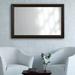 Lark Manor™ Anarsija Wood Framed Mirror w/ Safety Backing Ideal for Bathroom/Vanity Mirror in White/Brown | 36 H x 28 W x 1 D in | Wayfair
