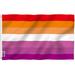 ANLEY SunSet Pride 2-Sided Polyester 36 x 60 in. House Flag in Indigo/Pink/Red | 36 H x 60 W in | Wayfair A.FLAG.SUNSETLES