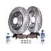 1999-2003 Toyota Solara Front Brake Pad and Rotor Kit - Detroit Axle