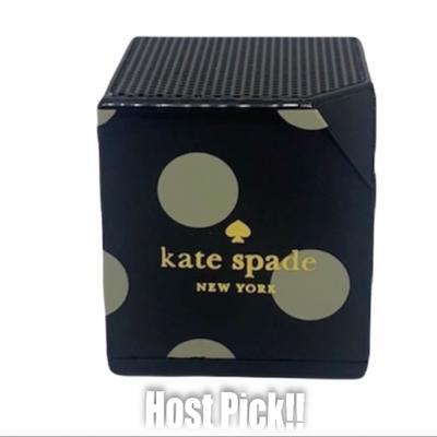 Kate Spade Headphones | Kate Spade Polka Dot Wireless Speaker | Color: Black/White | Size: Os