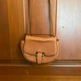 J. Crew Bags | J Crew Mini Pebbled Leather Crossbody | Color: Brown/Tan | Size: Os