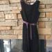 J. Crew Dresses | Jcrew Crewcuts Purple Velvet Dress Size 10 | Color: Gold/Purple | Size: 10g