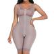 FeelinGirl Women Slimming Body Shaper Crotchless Bodysuit Seamless Waist Trainer Overbust Shapewear Seamless Firm Control Brown XL