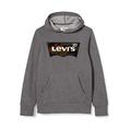 Levi's Kids Lvb Chenille Batwing Hoodie Sweatshirt Boys Charcoal Heather 6 Years