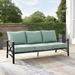 Kaplan Outdoor Metal Sofa Mist/Oil Rubbed Bronze - Crosley KO60027BZ-MI