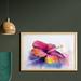 East Urban Home Ambesonne Flower Wall Art w/ Frame, Hibiscus Flower In Pastel Abstract Colorful Romantic Petal Pattern Art Print | Wayfair