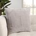 Nikki Chu Deco Square Cotton Pillow Cover & Insert Polyester/Polyfill in Gray/White/Brown | 22 H x 22 W x 6 D in | Wayfair PLW103787