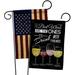 Breeze Decor Best Wine w/ Friends 2-Sided Polyester 19 H x 13 W Garden Flag in Black/Brown | 18.5 H x 13 W in | Wayfair