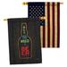 Breeze Decor You Need Beer 2-Sided Polyester 40 H x 28 W House Flag in Black | 40 H x 28 W in | Wayfair BD-BV-HP-117078-IP-BOAA-D-US21-BD
