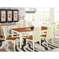 Red Barrel Studio® Allenmichael Extendable Solid Wood Dining Set Wood in Brown | 30 H in | Wayfair 82E193076ACE4A4D8B7ECE20E7E03A95