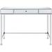 Everly Quinn Solid Wood Desk Wood in White | 30 H x 42 W x 20 D in | Wayfair B9F6090D7A8F47C5ABCA9C3503D022D0