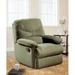 Latitude Run® Reclining Heated Massage Chair Microfiber/Microsuede in Green | 40 H x 35 W x 35 D in | Wayfair E533D5A911DA4FF1BFEDC2BDDBA0C0CE