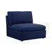 Slipper Chair - Latitude Run® Del Mar 38" W Slipper Chair, Wood in Blue/Brown | 32.5 H x 38 W x 39 D in | Wayfair 2045F5C01D094542ACF52963868933CC