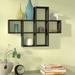 Zipcode Design™ Germain Cubby Shelf Wood in Black | 23 H x 31 W x 5.5 D in | Wayfair ZPCD1663 39215469