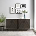 Wrought Studio™ Aminatou 58" Wide Sideboard Wood in Brown | 30 H x 58 W x 16 D in | Wayfair 025C31AD957C445AB9E296B7DD54E4A3