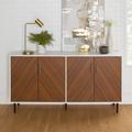 Wrought Studio™ Aminatou 58" Wide Sideboard Wood in Brown | 30 H x 58 W x 16 D in | Wayfair 4E70F055E374408997CCC1008837F641