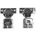 Berta 1 Overlay 60 Pack 105 Degree Soft Close Face Frame Concealed Hinges in Black/Yellow | 12 H x 8 W in | Wayfair 1-30S