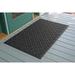 Matterly WaterHog Elipse Indoor Outdoor Door Mat Synthetics in Black | Rectangle 3' x 5' | Wayfair 842540035