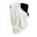 Plutus Off White Exotic Feather Faux Fur Luxury Throw Blanket