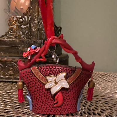 Disney Other | Disney Parks Mulan Mushu Christmas Purse Ornament | Color: Red | Size: Os