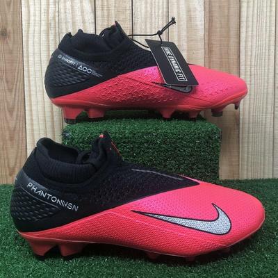 Nike Shoes | New Nike Cd4161 606 Phantom Vsn 2 Elite Df Fg Black Red Men's Sz 4.5 | Color: Black/Pink | Size: 4.5