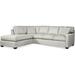 Gray/Blue Sectional - Braxton Culler Gramercy Park 2-Piece Upholstered Sectional | 38 H x 115 W x 92 D in | Wayfair 787-2PC-SEC4/0229-66/BLACK