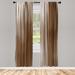 East Urban Home Microfiber Floral Semi-Sheer Rod Pocket Curtain Panels Microfiber in Brown | 84 H in | Wayfair 485A55A348FC448A94C2DCCAFE583F65