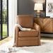 Armchair - Steelside™ Alfonso 27.8" W Swivel Armchair Wood in Brown | 33 H x 27.15 W x 31.5 D in | Wayfair 2E35A888177A49878C21F7E122D36DC2