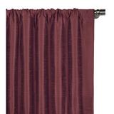 Eastern Accents Edris Faux Silk Solid Room Darkening Rod Pocket Single Curtain Panel Polyester in Red | 108 H in | Wayfair 7V8-CUC-171-RPD