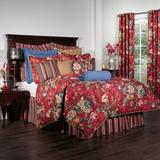 Canora Grey Cantle Standard Cotton Comforter Set Polyester/Polyfill/Cotton in Red | California King Comforter + 3 Additional Pieces | Wayfair