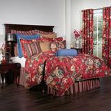 Canora Grey Cantle Standard Cotton Comforter Set Polyester/Polyfill/Cotton in Red | Queen Comforter + 3 Additional Pieces | Wayfair