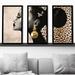 Rosdorf Park Afrique Model 7 by Jodi - 3 Piece Picture Frame Graphic Art Plastic/Acrylic in Black/Brown | 40.5 H x 25.5 W x 1 D in | Wayfair