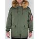 Alpha Industries Arctic Discoverer Veste, vert, taille S