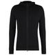 Icebreaker - Quantum III L/S Zip Hood - Merinojacke Gr S schwarz