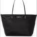 Kate Spade Bags | Kate Spade Black Nylon Tote Bag | Color: Black/Gold | Size: Os