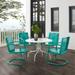 Crosley Bates Steel Outdoor 5-piece Dining Set - 101 W x 101 D x 31 H