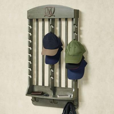 Deluxe Vertical Cap Rack Gray 24 Cap, 24 Cap, Gray