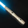 YDD GENIUS Jedi Sith LED Light Saber Force FX Lightsaber with Loud Sound and High Light, Metal Hilt, Rechargeable Lightsaber Toy for Cosplay Party(IceBlue)
