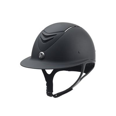 One K Avance Wide Brim Chrome Stripe Helmet - L - ...