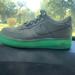 Nike Shoes | Glow In The Dark Grey Air Force Ones Only Worn 3x | Color: Gray/Green | Size: 6