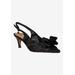 Women's Yazmine Slingback Pump by J. Renee in Black (Size 7 1/2 M)