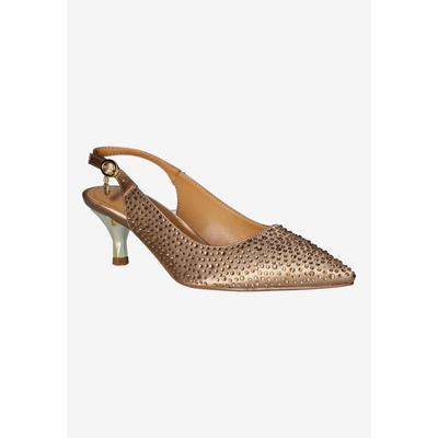 Wide Width Women's Ferryanne Pump by J. Renee in Beige (Size 13 W)