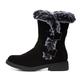 Hush Puppies Damen Macie Halblange Stiefel, Schwarz, 38 EU